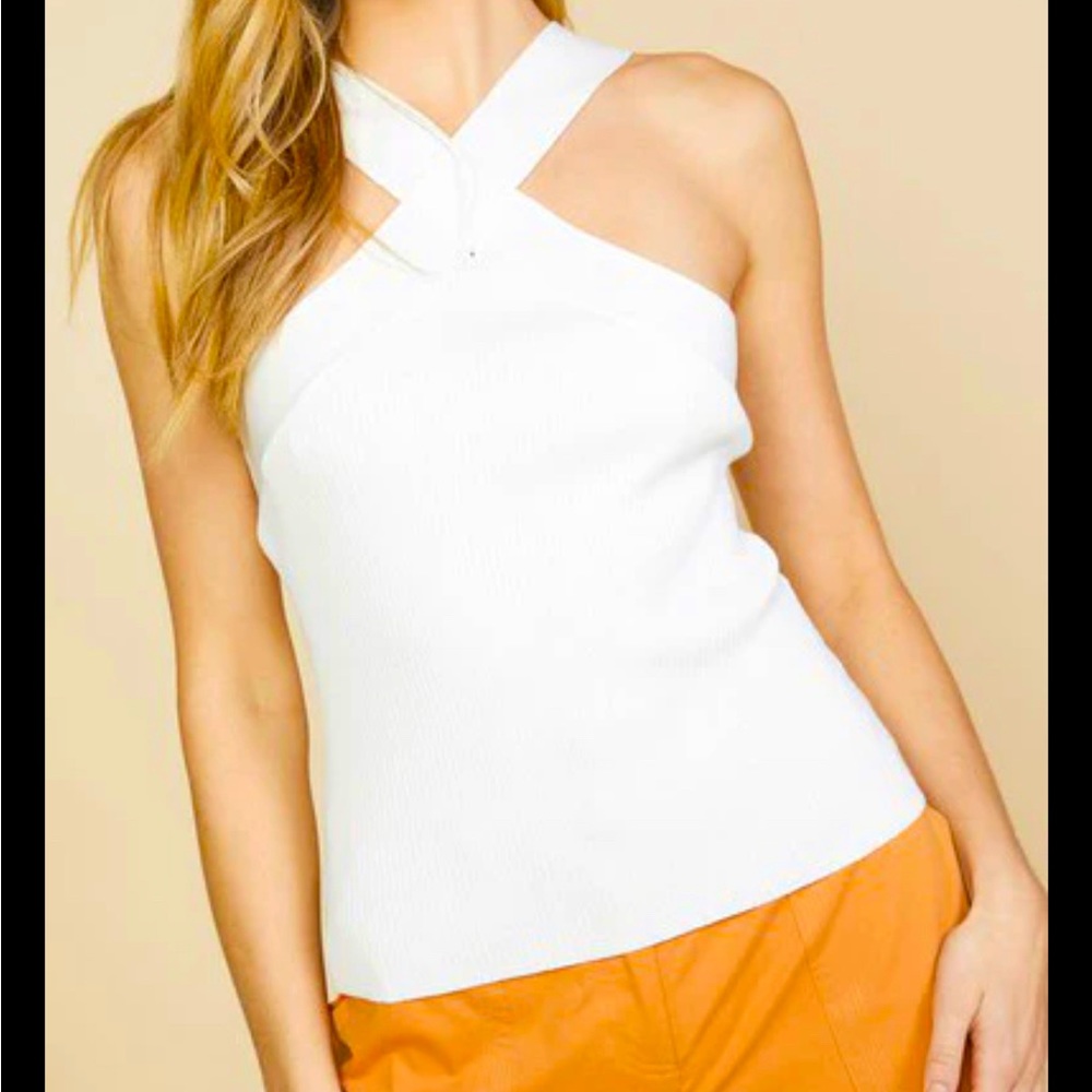 Worthington cross next sleeveless sweater.